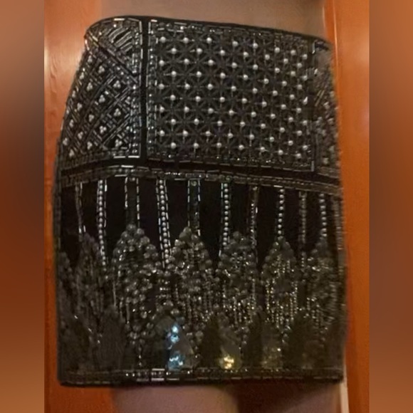 Club Monaco bedazzled mini skirt - Picture 5 of 5